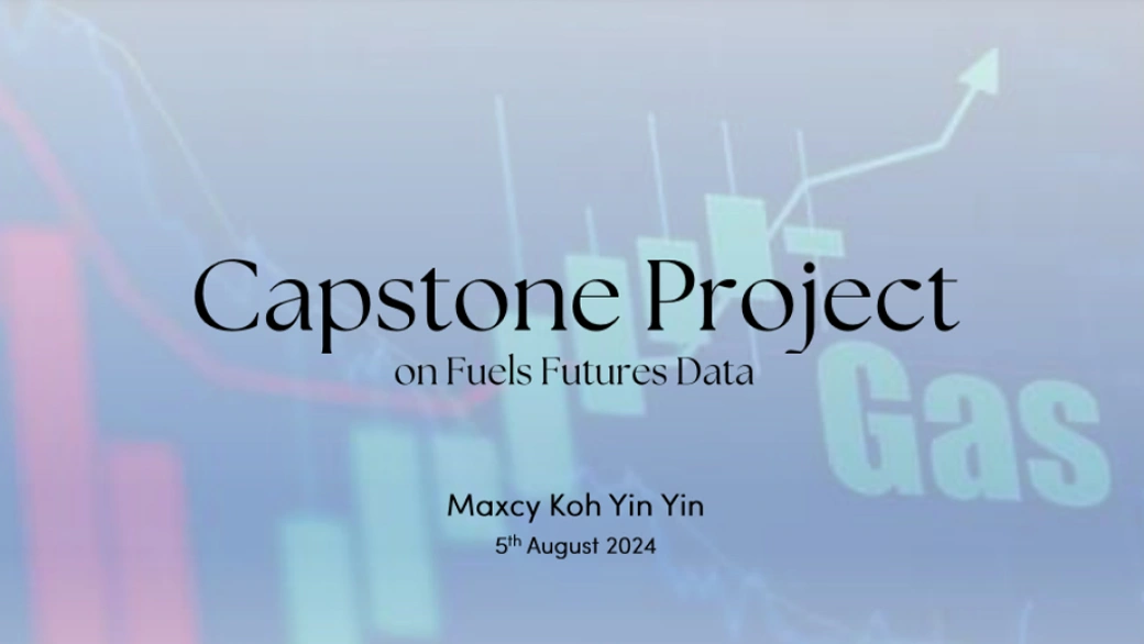 Fuels Futures Data Capstone Project Vertical Institute