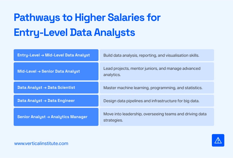 Pathways to Higher Salaries for Entry-Level Data Analysts Vertical Institute